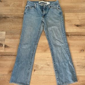 gap lowrise bootcut jeans